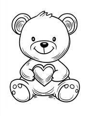 Fototapeta premium coloring page kids