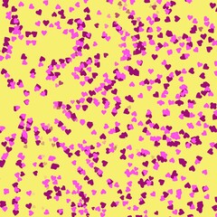 seamless pattern with pink flowers