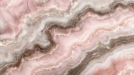 Pink onyx marble texture background with flowing veining