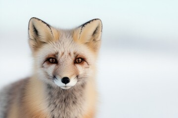 Obraz premium close-up photo of majestic arctic in its natural habitat surrounded by pristine white snow