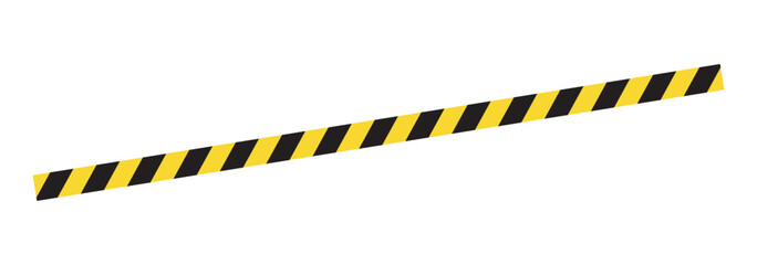 Warning tape with yellow and black diagonal stripes. design eps 10