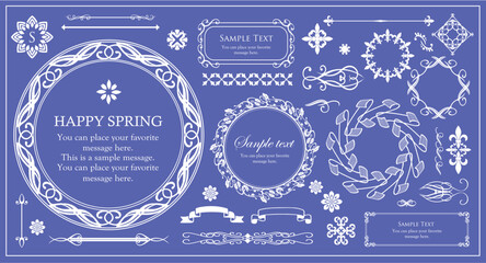 アンティークフレームデザイン