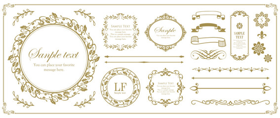 アンティークフレームデザイン