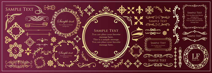 アンティークフレームデザイン