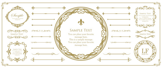 アンティークフレームデザイン