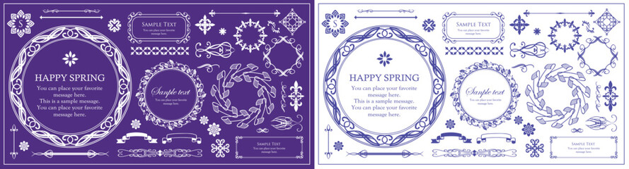 アンティークフレームデザイン