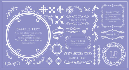 アンティークフレームデザイン