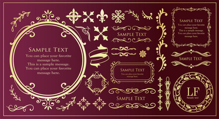 アンティークフレームデザイン