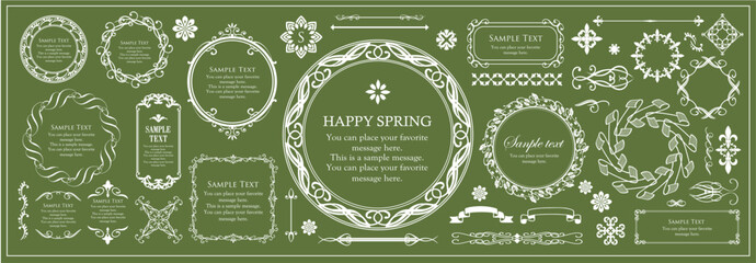 アンティークフレームデザイン