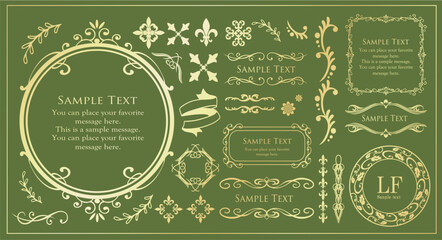 アンティークフレームデザイン