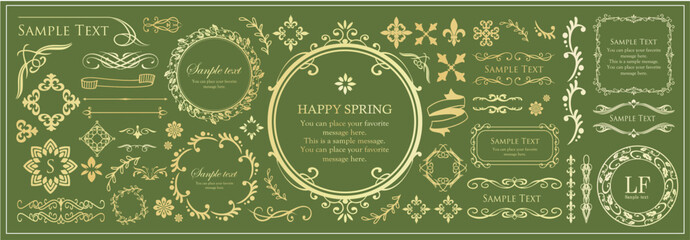 アンティークフレームデザイン