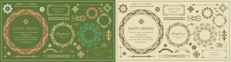 アンティークフレームデザイン