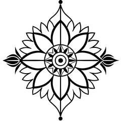 abstract floral ornament