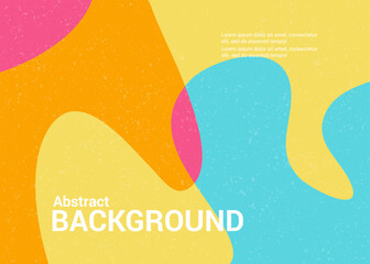 colorful wave background with grain noise effect background, for art product design, social media, trendy, vintage, flyer, banner