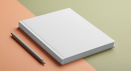 Versatile Minimalist Hardcover Journal Mockup for Branding – Multiple Color Backgrounds