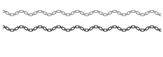 Chain Icon in trendy flat style isolated on white background.