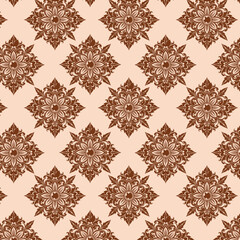 seamless damask pattern