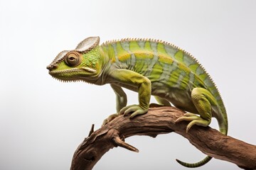 Fototapeta premium Magnificent chameleon reptile animal lizard.