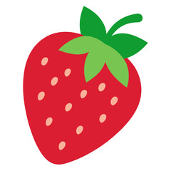 Obraz premium vector illustration of a strawberry