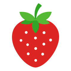 strawberry isolated on white background