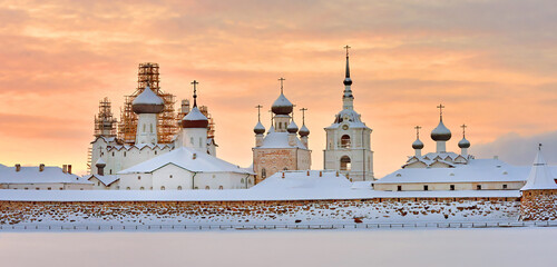 Solovki, Russia. Solovetsky Monastery. Nature of Solovetsky Islands. Travel and tourism....