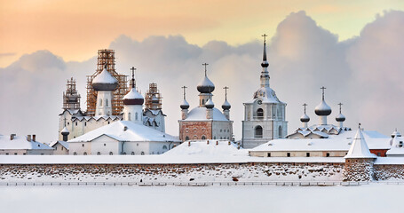 Solovki, Russia. Solovetsky Monastery. Nature of Solovetsky Islands. Travel and tourism....