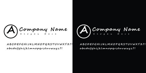 Minimal and Stylish Vector Logo with Customizable Typography for Business Branding