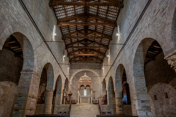 Fototapeta premium Guardia Vomano di Notaresco. Abruzzo. Abbey of San Clemente al Vomano