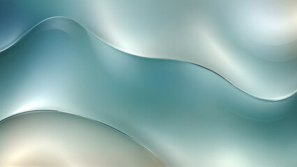 Smooth glass-like textures with soft color reflections