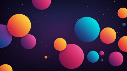 Gentle bokeh effect with soft glowing orbs texture