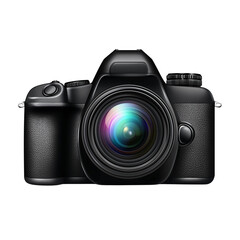 digital camera isolated on white or transparent background
