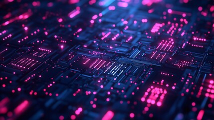 Obraz premium Abstract Background Representing Futuristic Technology