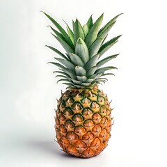 Fototapeta premium A single pineapple isolated