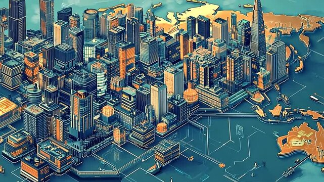 Global Cityscapes: A Digital Metropolis