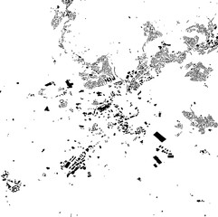 Buildings map of Rochdale Great Britain