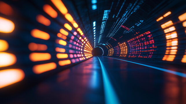 Futuristic Speed Tunnel