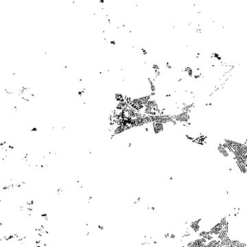 Buildings map of Romsey Great Britain