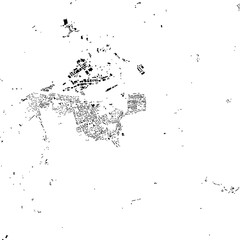 Buildings map of Tadley Great Britain