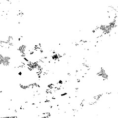 Buildings map of Camberley Great Britain
