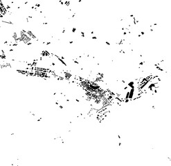 Buildings map of Luton Great Britain