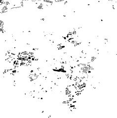 Buildings map of East Kilbride Great Britain