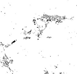 Buildings map of Caerphilly Great Britain
