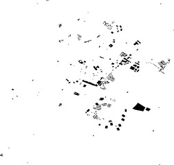 Buildings map of Bicester Great Britain