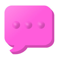 3d pink speech bubble icon, 3d pink speech bubble icon, speech bubble icon, 3d bubble, pink speech bubble isolated on white, speech bubble on white, speech bubble png, pink speech bubble icon, bubble