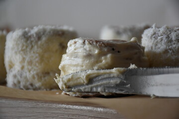 Chocolate  Cookie with Vanilla Cream Filling