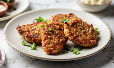 Crispy Sesame Chicken Cutlets