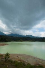 lake and clouds