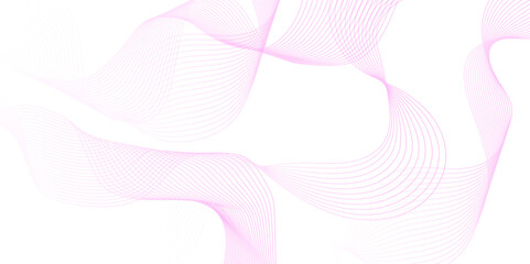  abstract wave element for design pink and white. Design template for cover, business. Abstract dynamic color lines, waves. Vector geometric backgrounds.