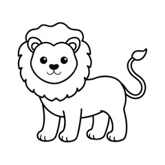 vector illustration of cartoon dog