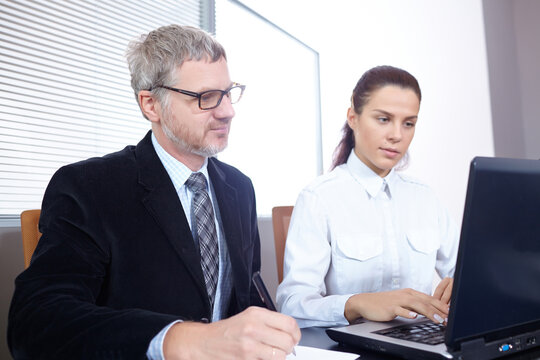 business people in the office